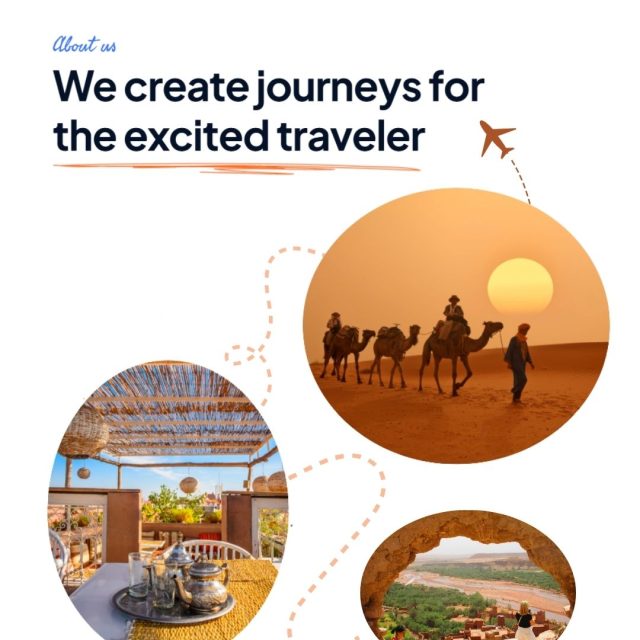 LOCALLY ROOTED, CAREFULLY PLANNED 📍

We are based in Morocco.
Between Agadir and Essaouira, connecting the people.

And being here means we don’t guess. We know 🙏

We work closely with local partners, trying to respond quickly, and stay connected to every detail of your journey. From planning routes to choosing accommodations and experiences. As we choose everything handled with care.

🐫Just travel & be sure you can rely on us. 
Visit Nomadio website and check the routes already available.